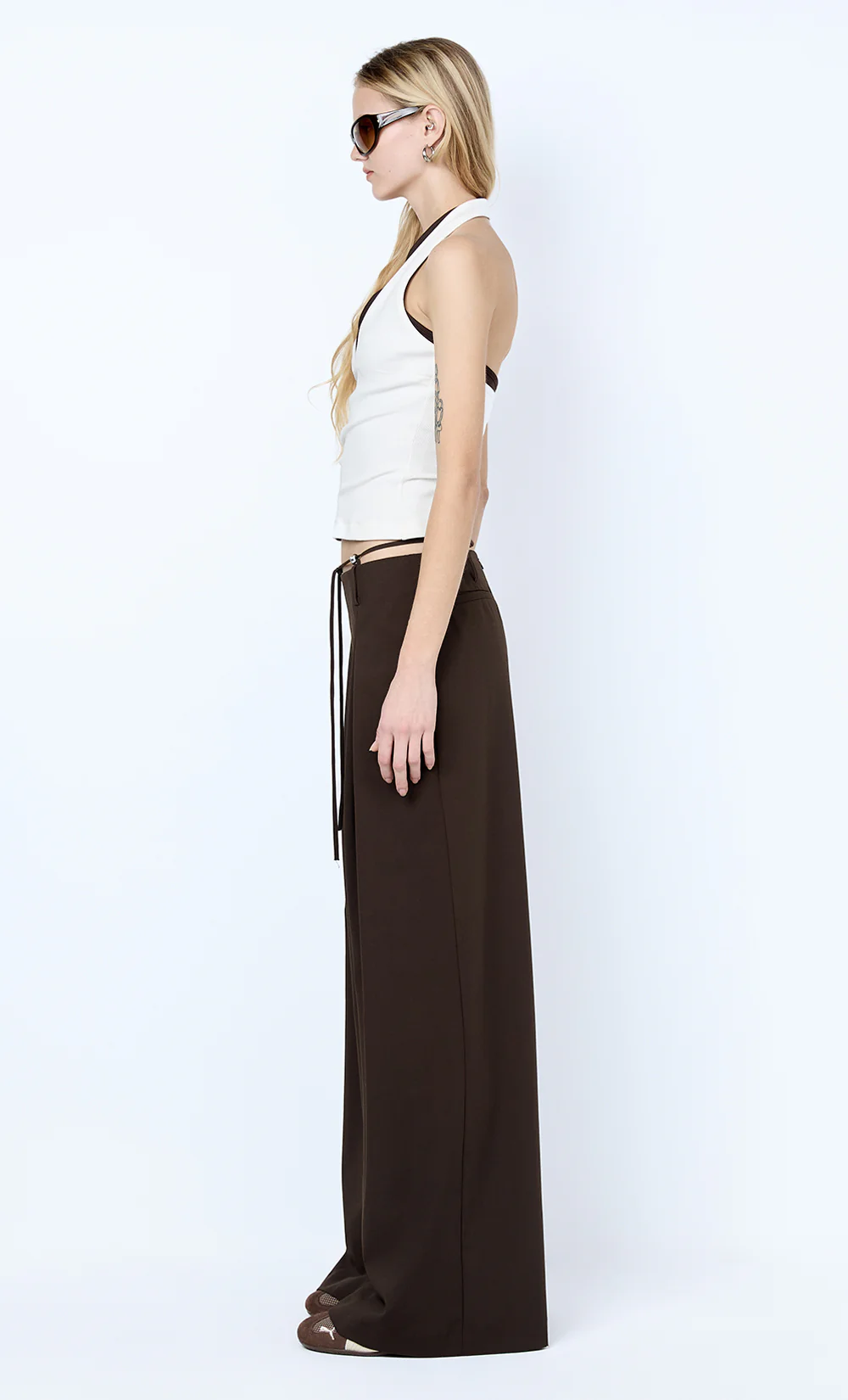 ALBI BEADED PANT - ESPRESSO - Image 4