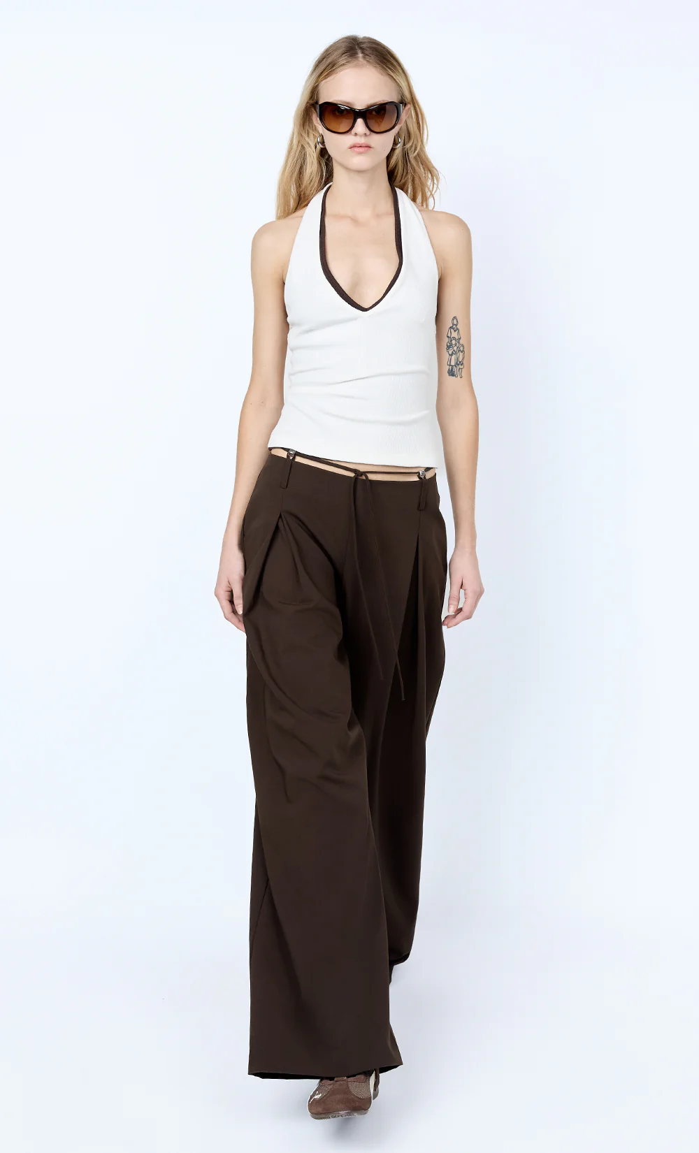 ALBI BEADED PANT - ESPRESSO - Image 5