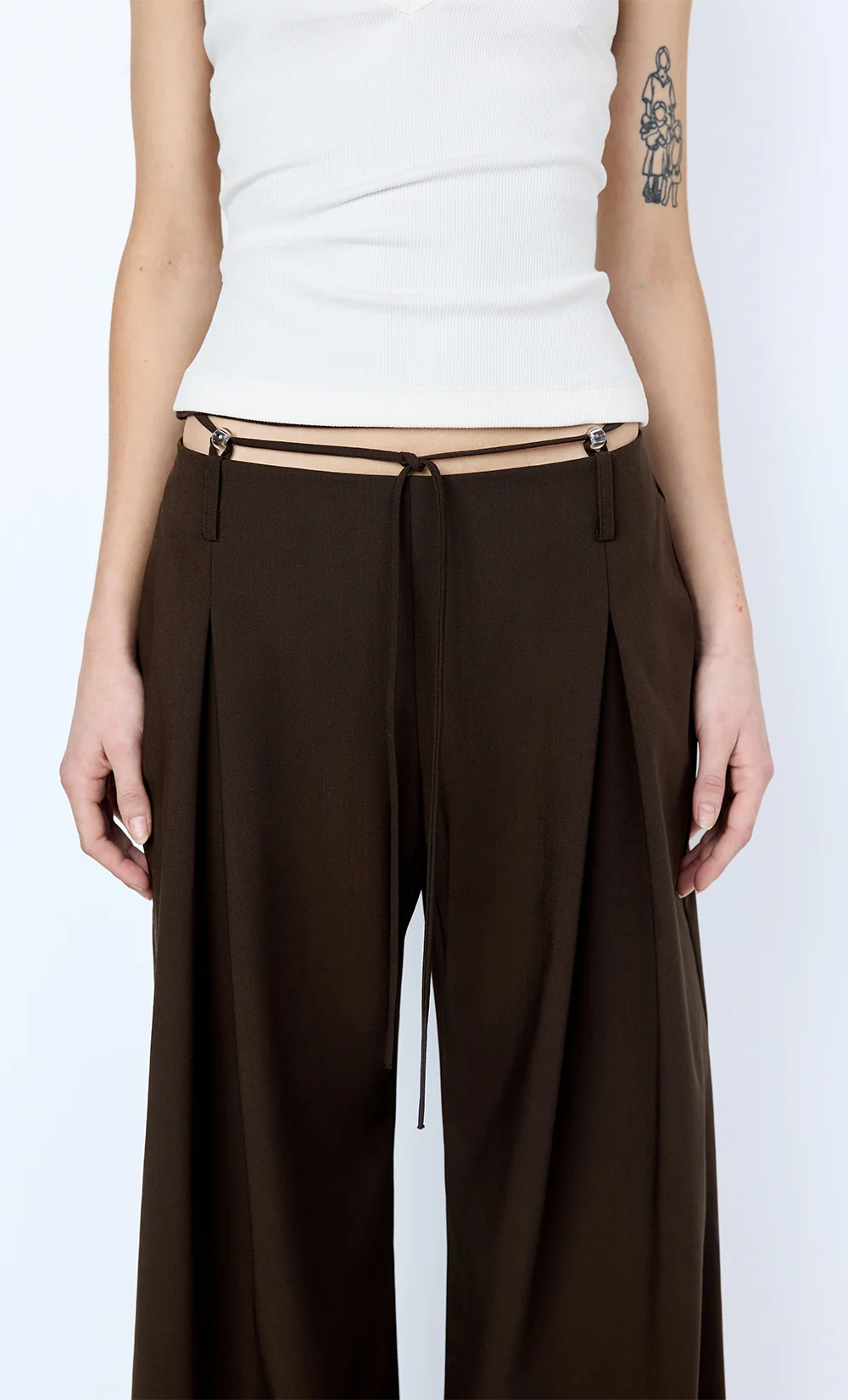 ALBI BEADED PANT - ESPRESSO - Image 6