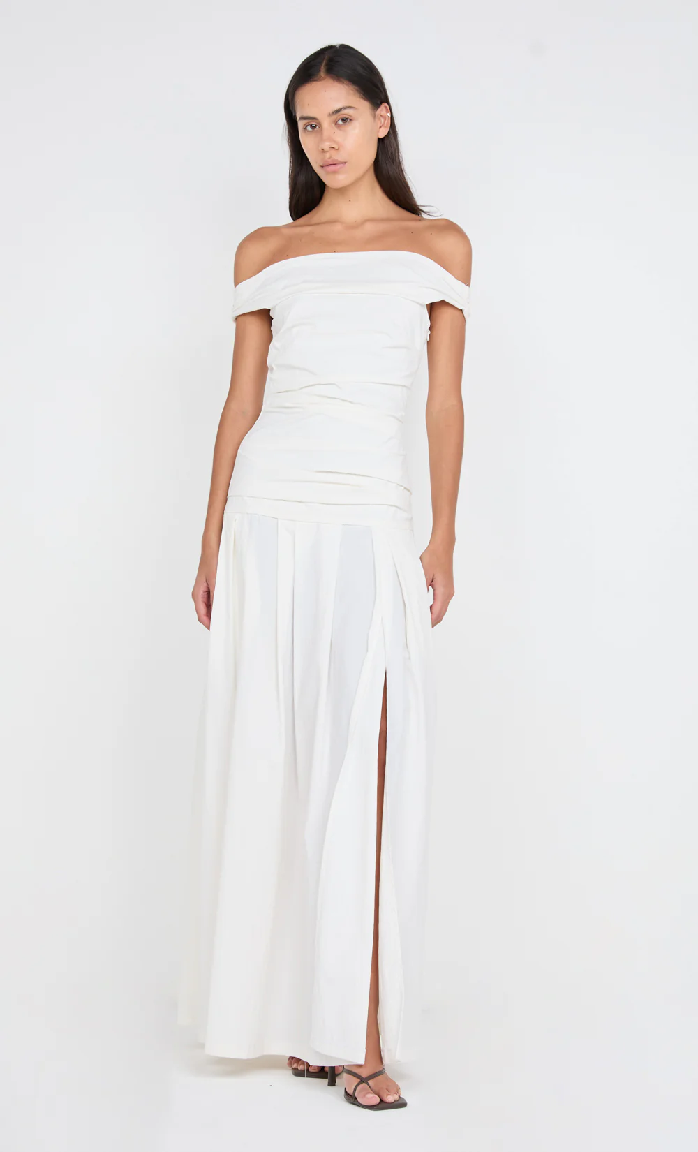APOLLINE MAXI DRESS - IVORY - Image 3