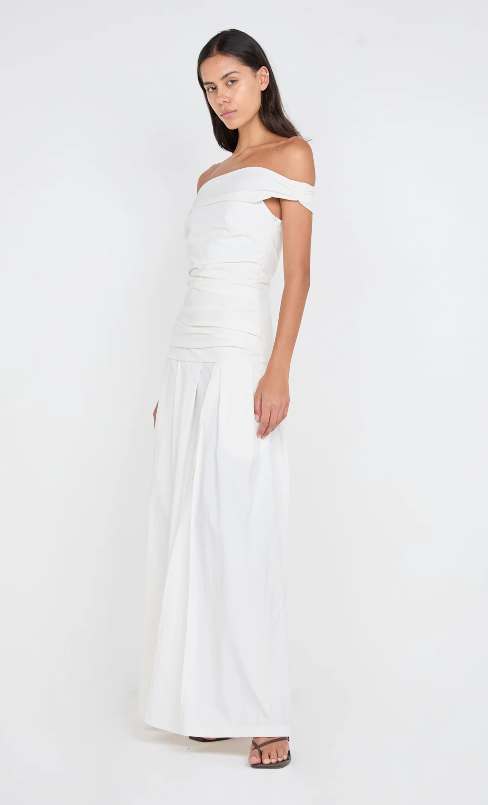 APOLLINE MAXI DRESS - IVORY - Image 4