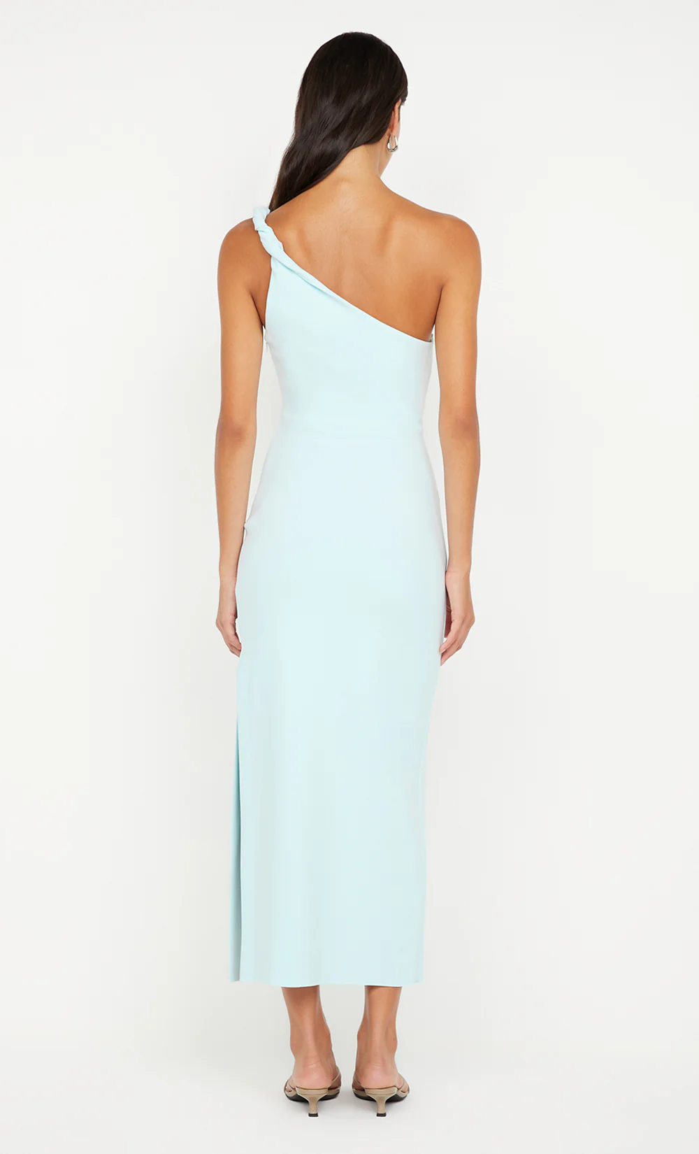 ARIVEN ASYM MIDI DRESS - ARCTIC BLUE - Image 6