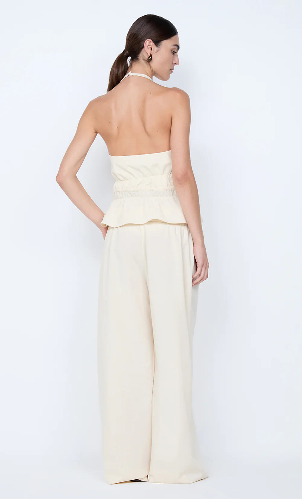 ASTRID HALTER TOP - ECRU - Image 2