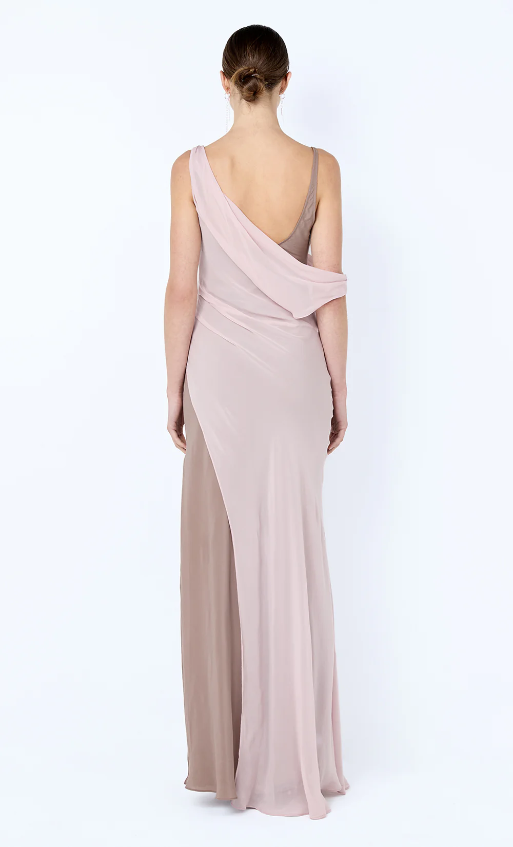 AUGUSTIN ASYM MAXI DRESS - MAUVE/MAUVE SMOKE - Image 3