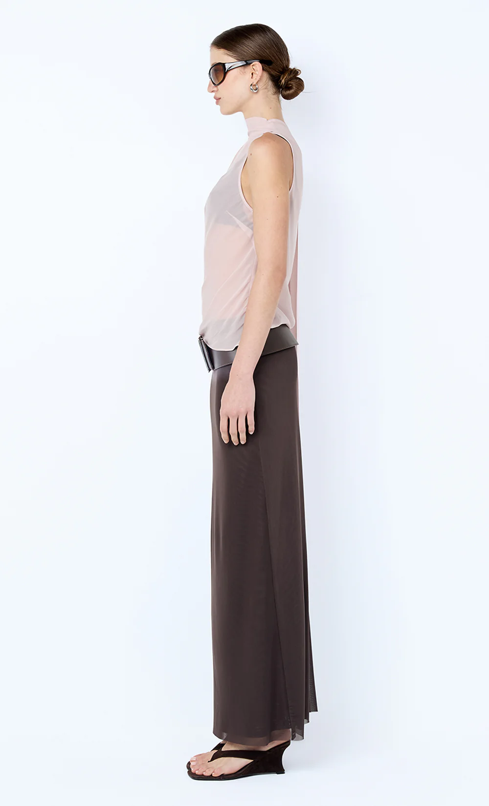 AUGUSTIN SCARF TOP - MAUVE - Image 3