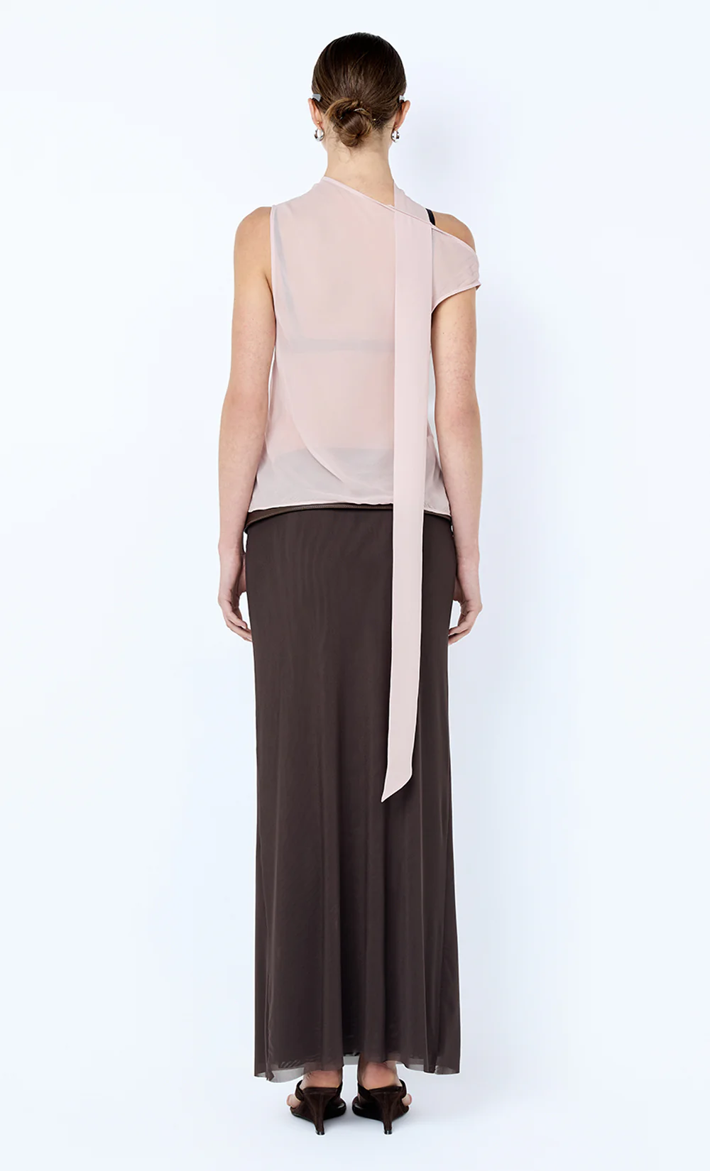 AUGUSTIN SCARF TOP - MAUVE - Image 4