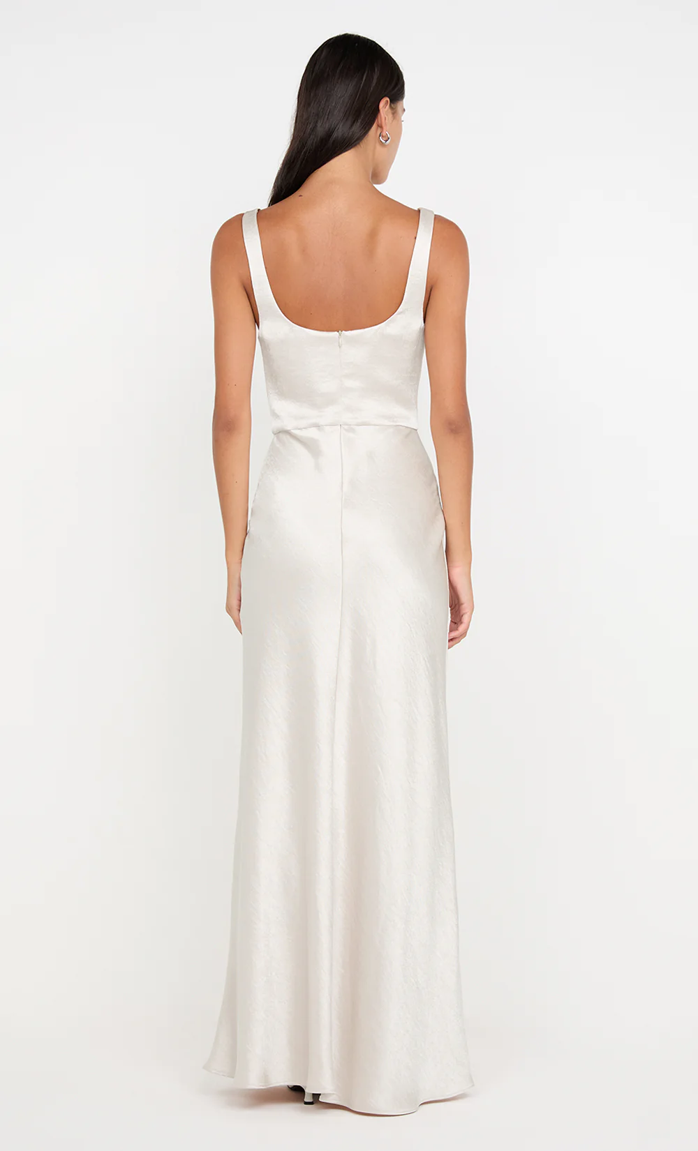 AUSTEN COWL NECK MAXI DRESS - SAND - Image 3