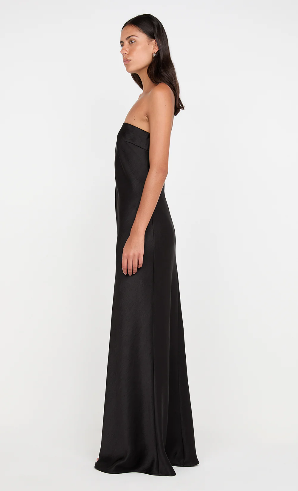 AUSTEN STRAPLESS MAXI DRESS - BLACK - Image 4