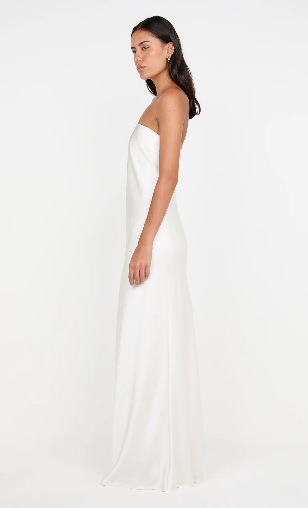 AUSTEN STRAPLESS MAXI DRESS - IVORY - Image 5