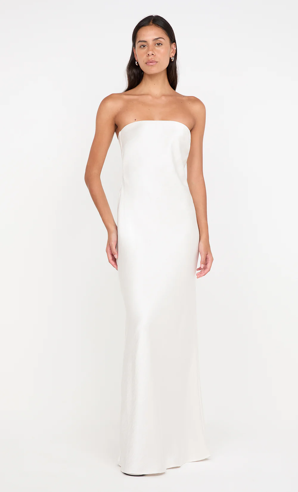 AUSTEN STRAPLESS MAXI DRESS - IVORY - Image 6