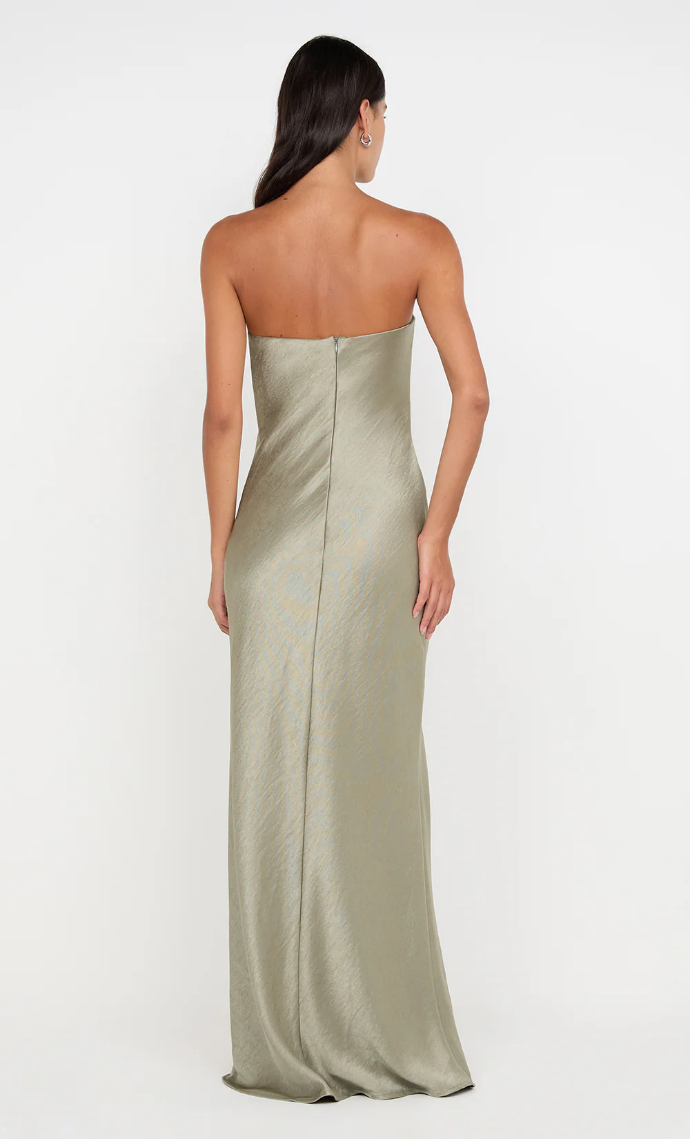 AUSTEN STRAPLESS MAXI DRESS - SAGE - Image 3