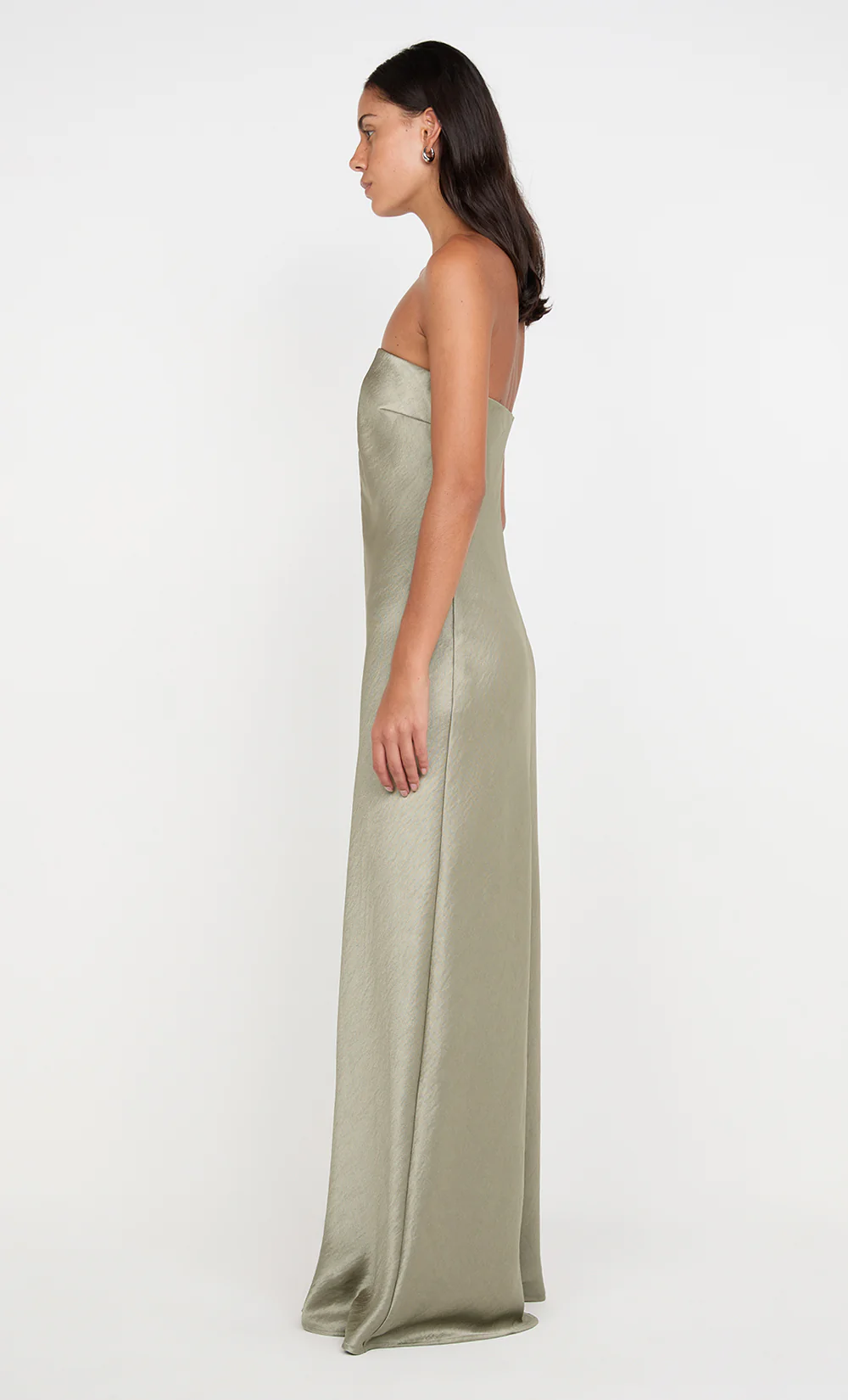 AUSTEN STRAPLESS MAXI DRESS - SAGE - Image 5