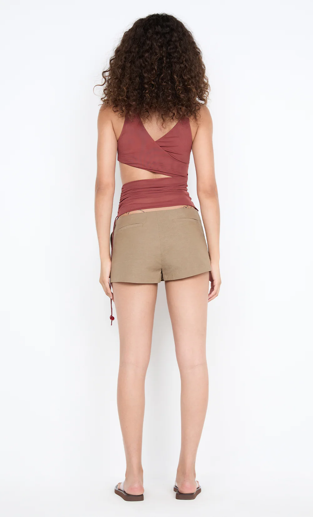 AYLA CUT OUT TOP - RUST - Image 4