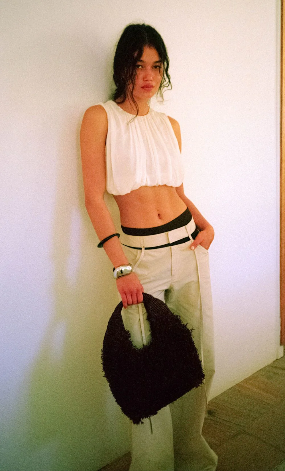 AZULA WIDE LEG PANT - STONE/GREY - Image 2