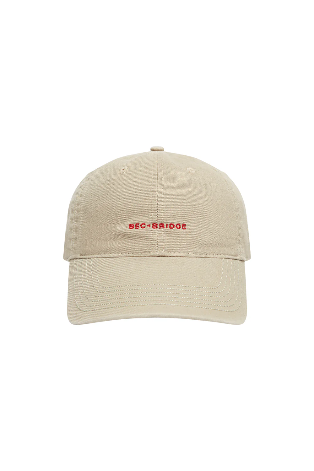 BEC + BRIDGE CAP - TAUPE/RED