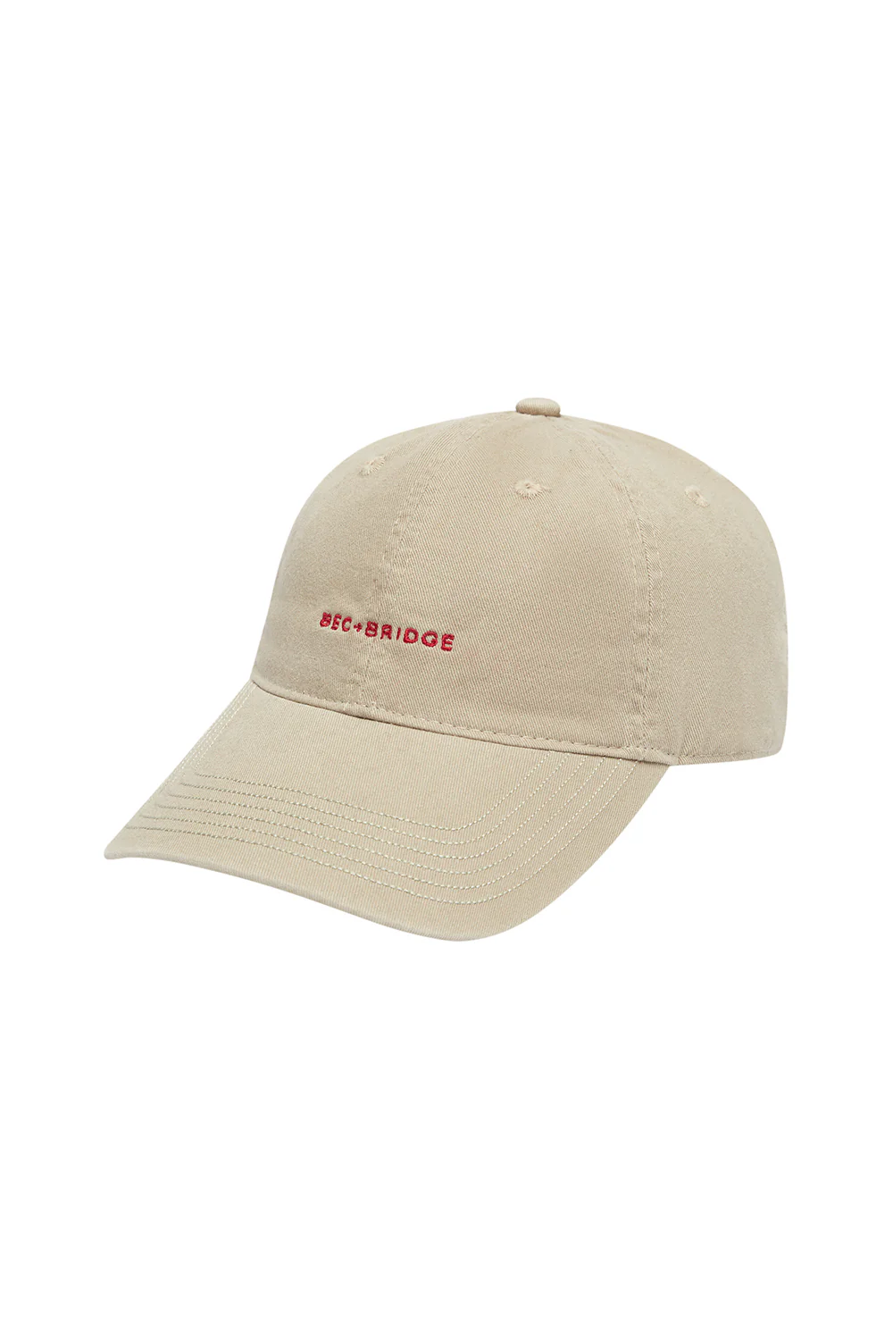 BEC + BRIDGE CAP - TAUPE/RED - Image 2