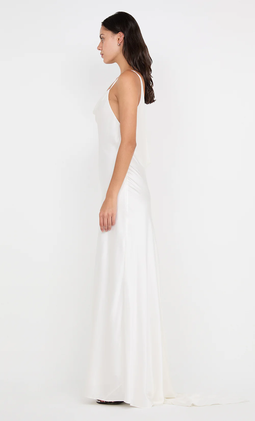 BENNET COWL GOWN - WHITE - Image 6