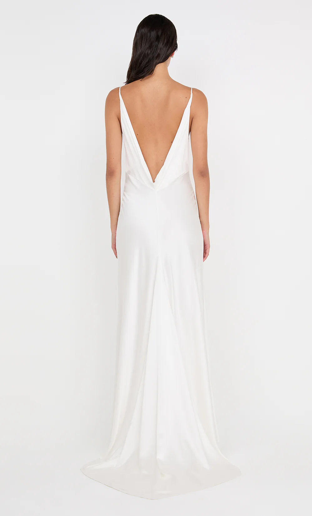BENNET COWL GOWN - WHITE - Image 7