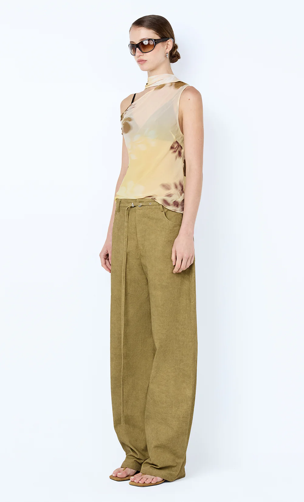 BLAISE SCARF TOP - PALMERA FLORAL - Image 3