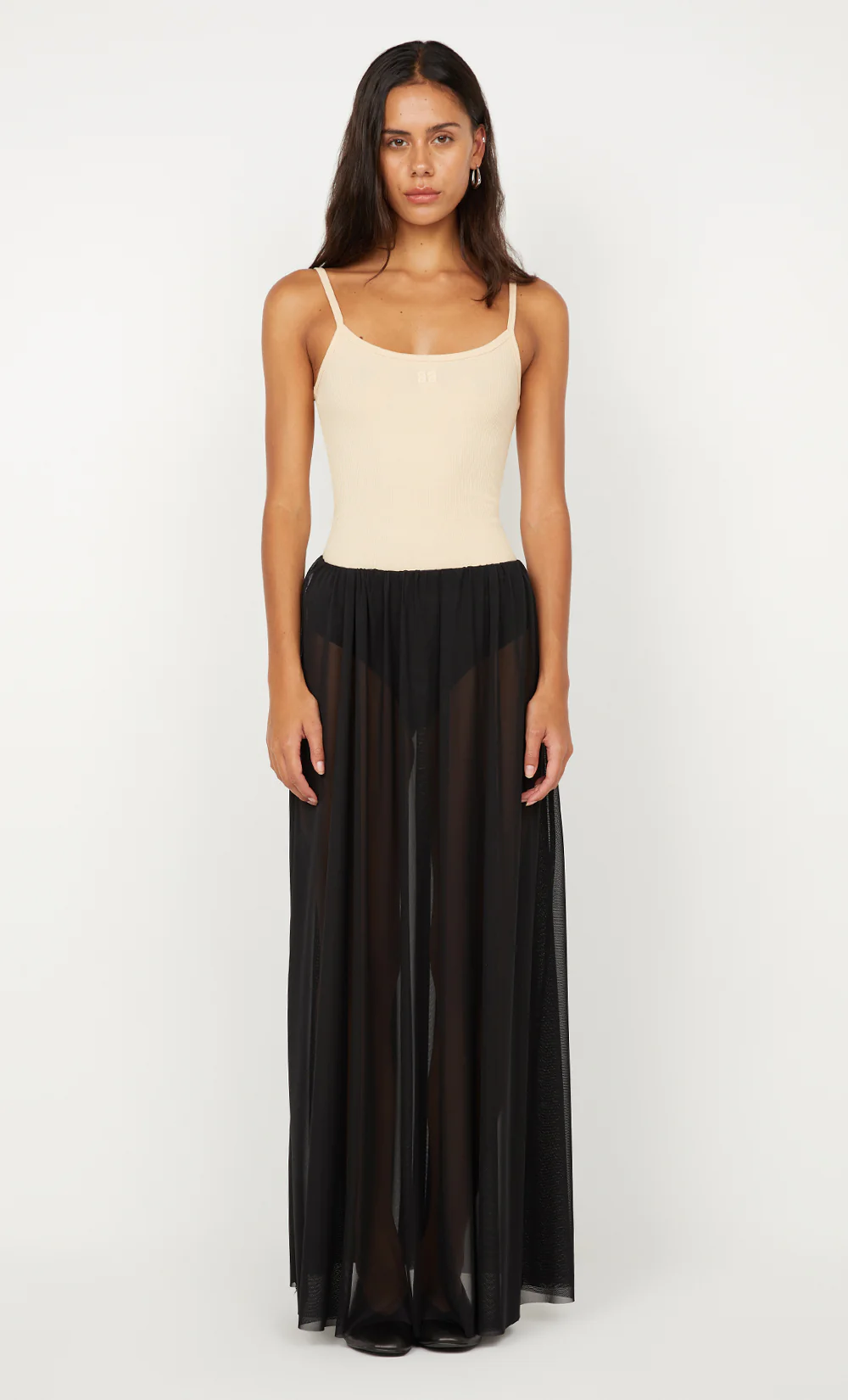 CAMILLE MAXI SKIRT - BLACK - Image 5