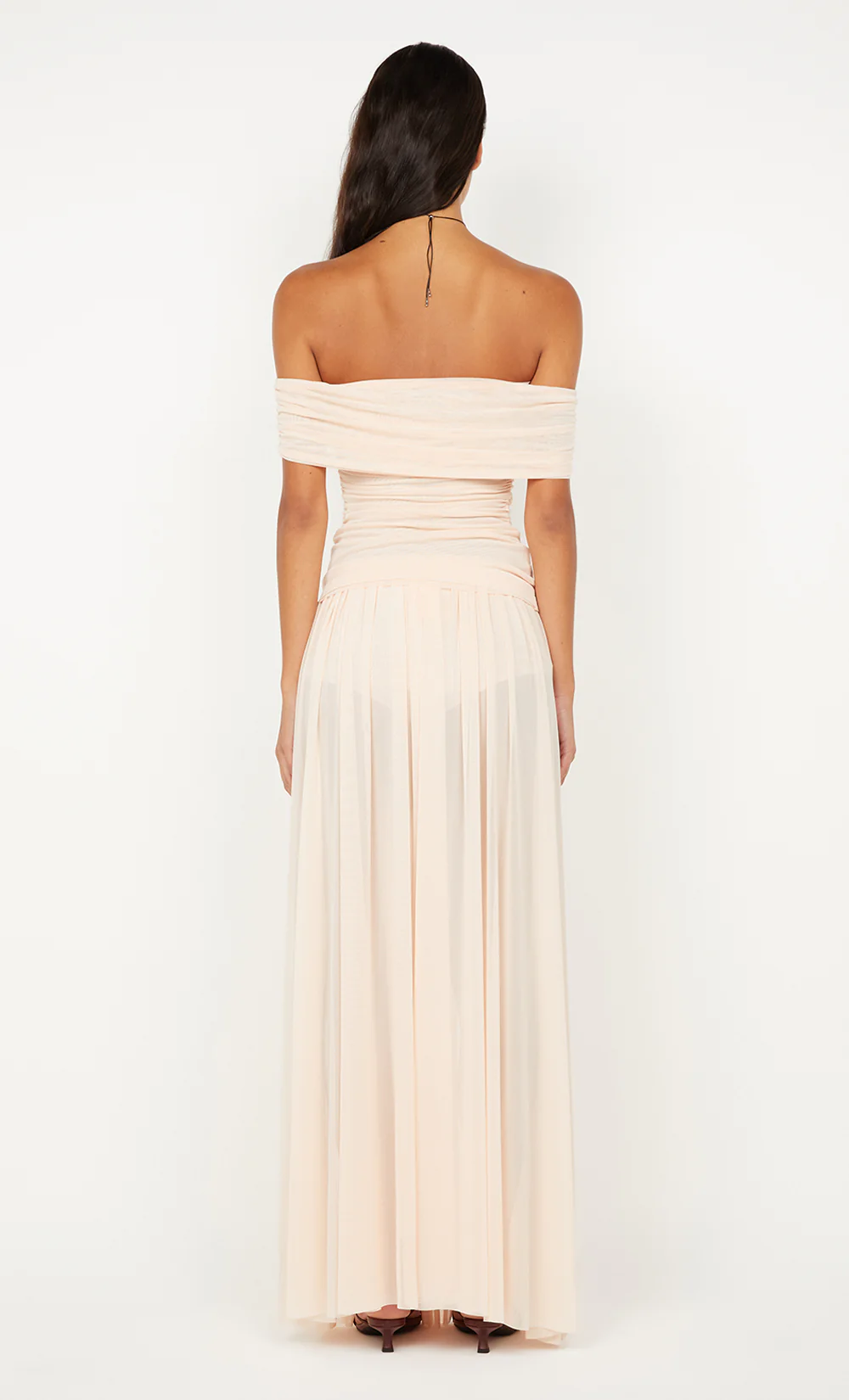 CAMILLE OFFSHOULDER TOP - PEACH - Image 7