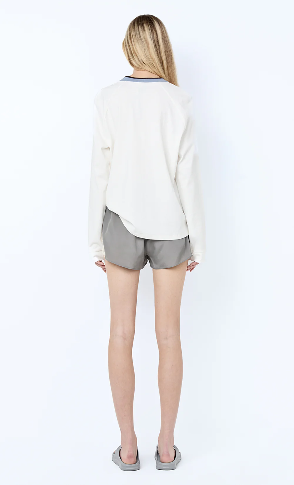 CHATEAU SHORT - SLATE GREY/IVORY - Image 4