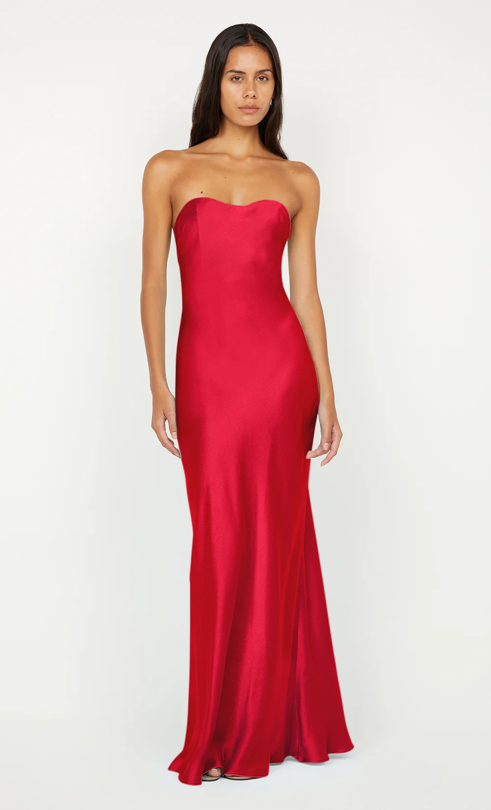CINDER STRAPLESS MAXI DRESS - STRAWBERRY - Image 6