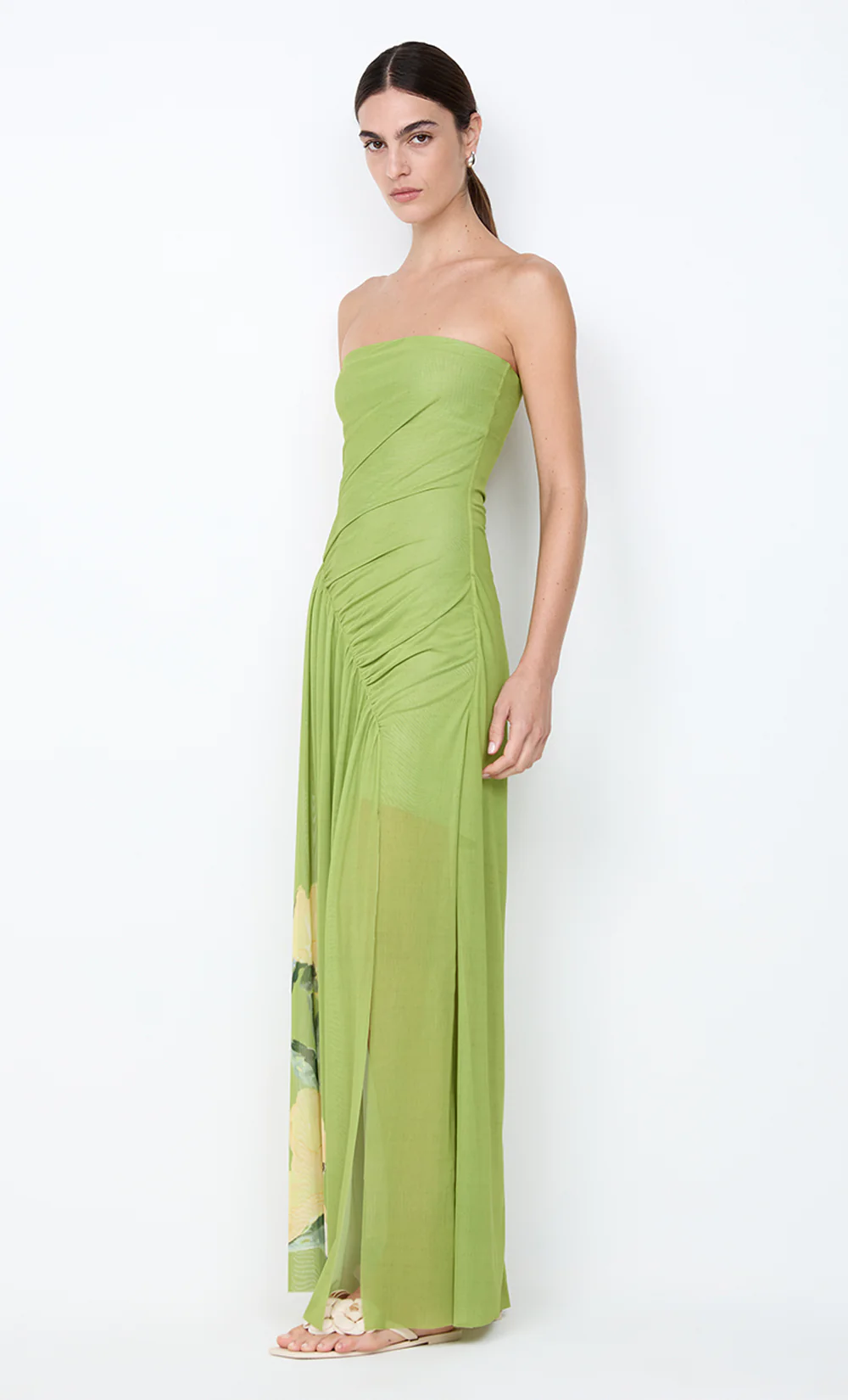CITRINA STRAPLESS DRESS - ANIYA FLORAL - Image 4