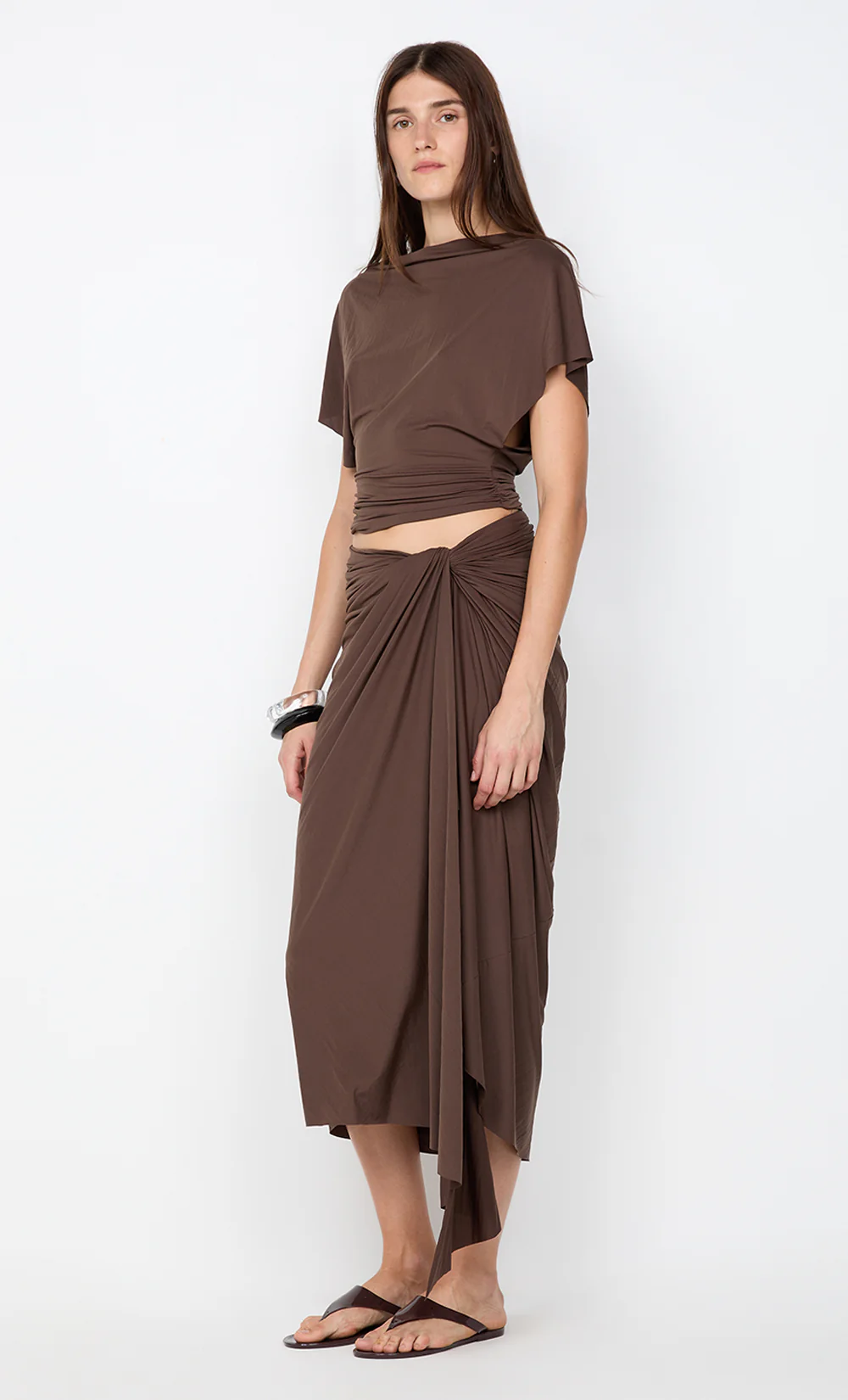 CLEMENTINE BATWING TOP - MILK CHOCOLATE - Image 3