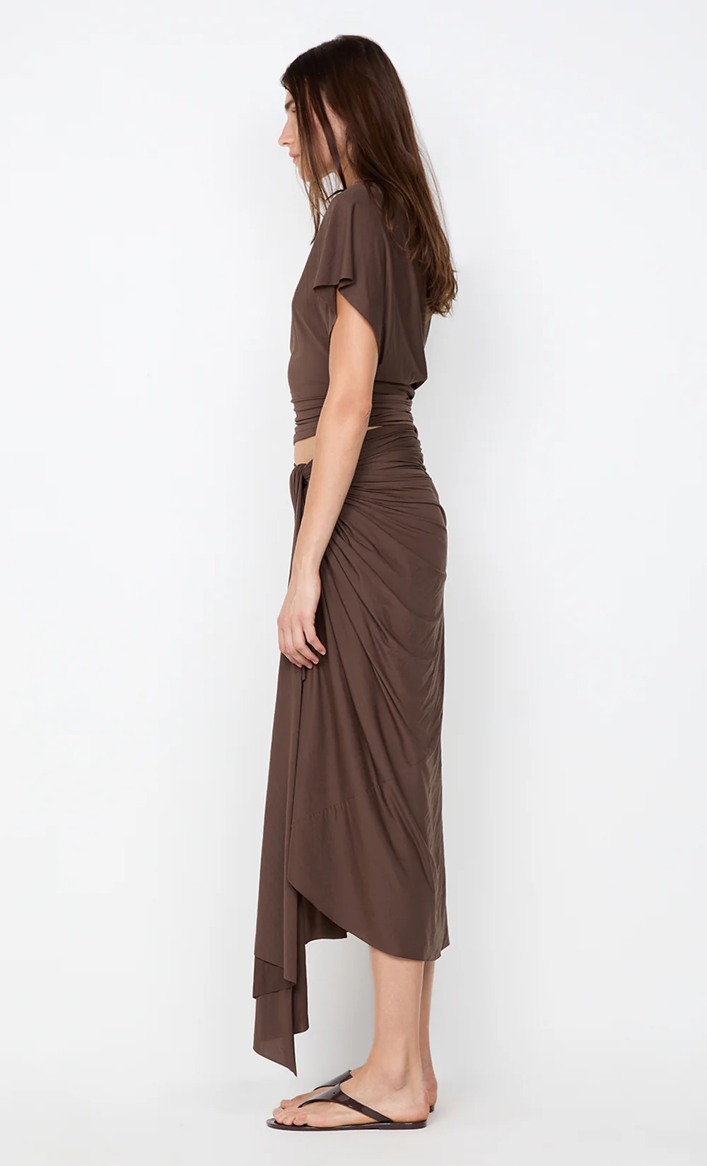 CLEMENTINE BATWING TOP - MILK CHOCOLATE - Image 5