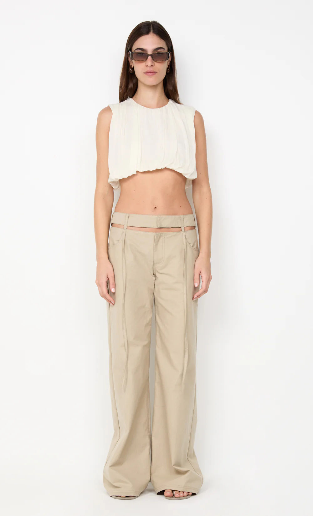 CLEMENTINE BUBBLE TOP - CHALK - Image 2