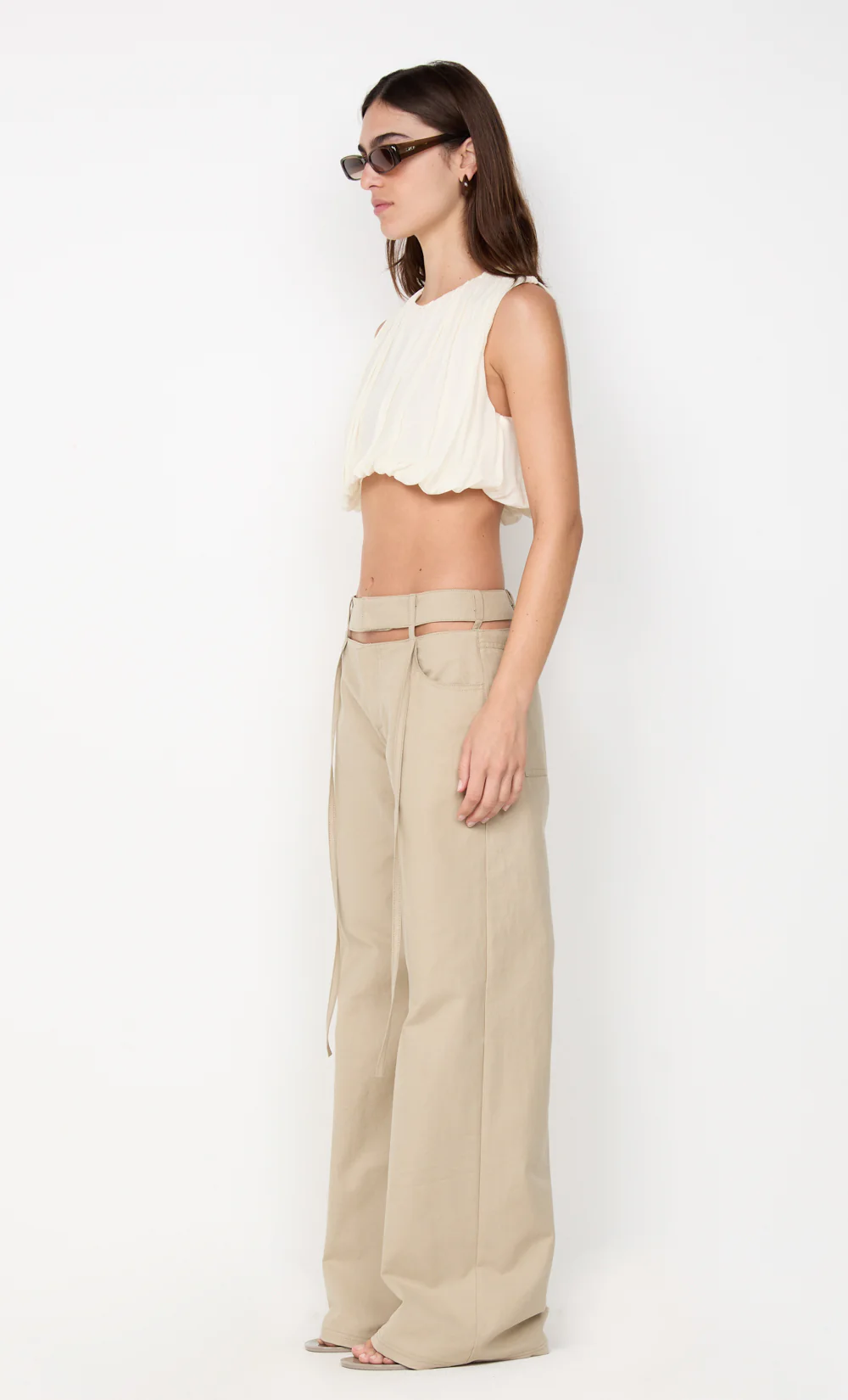 CLEMENTINE BUBBLE TOP - CHALK - Image 3