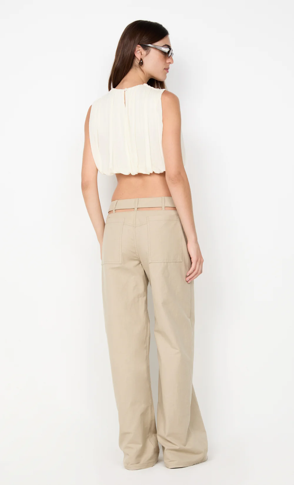 CLEMENTINE BUBBLE TOP - CHALK - Image 4