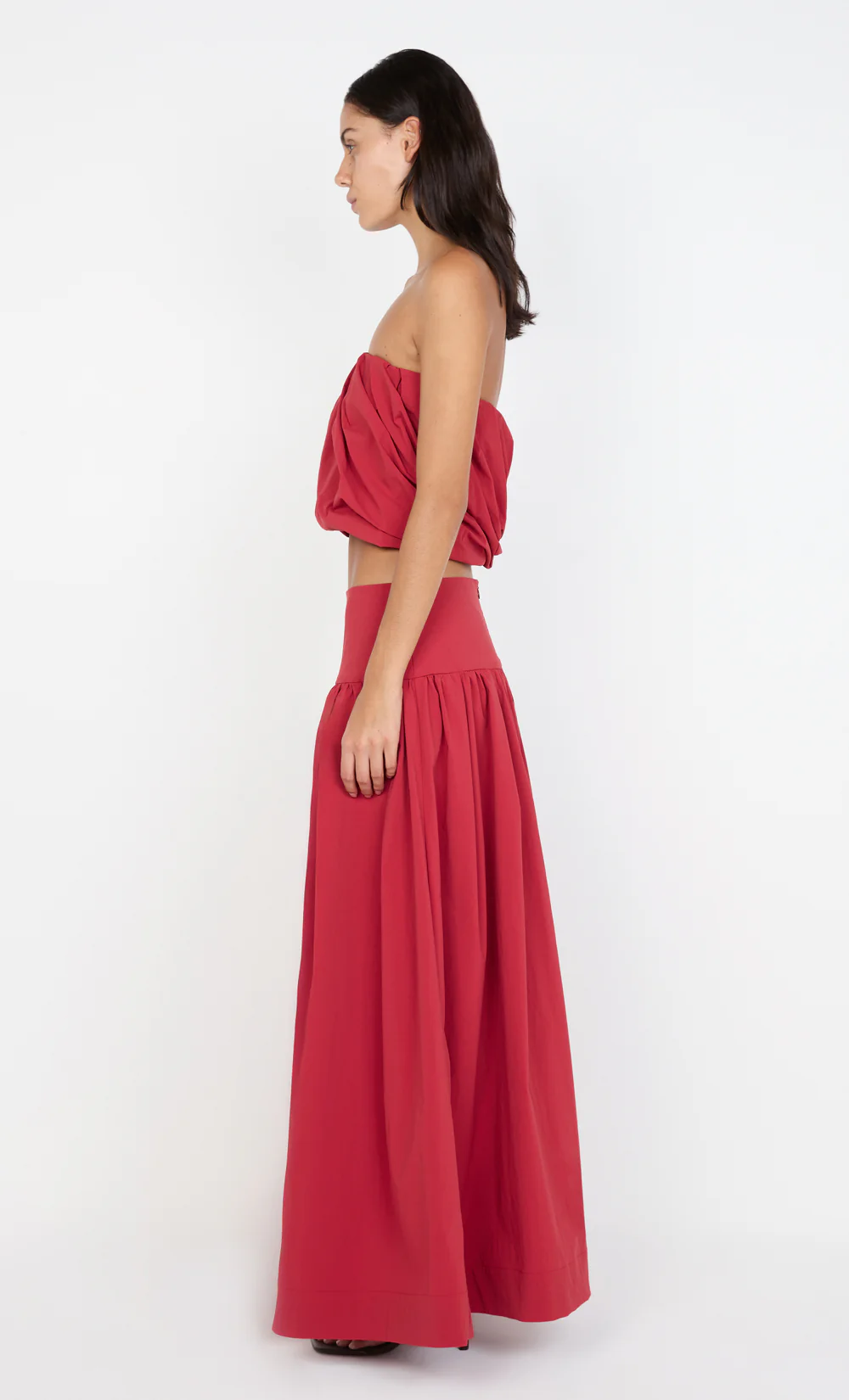 DANTE MAXI SKIRT - CHERRY - Image 5
