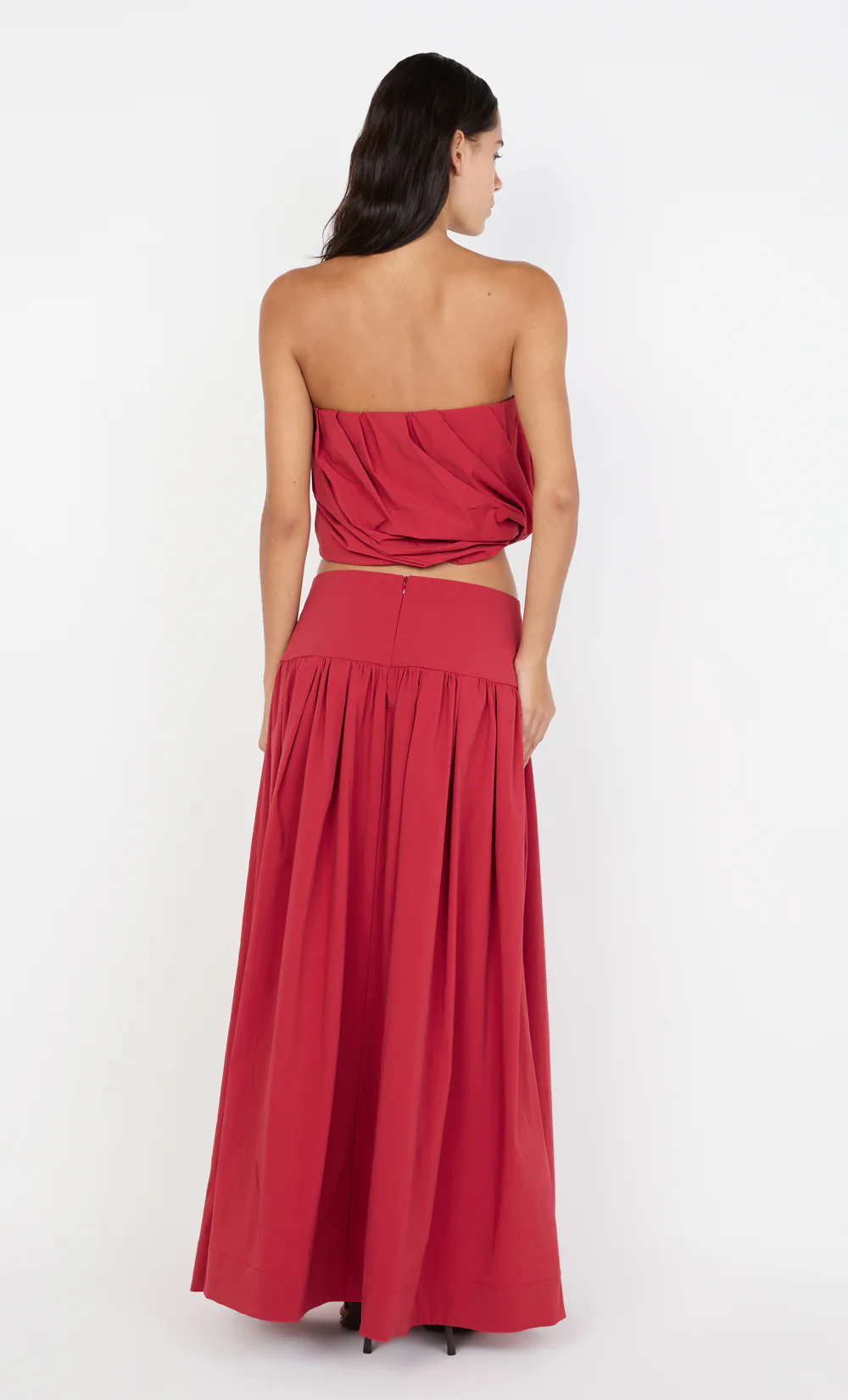 DANTE MAXI SKIRT - CHERRY - Image 6