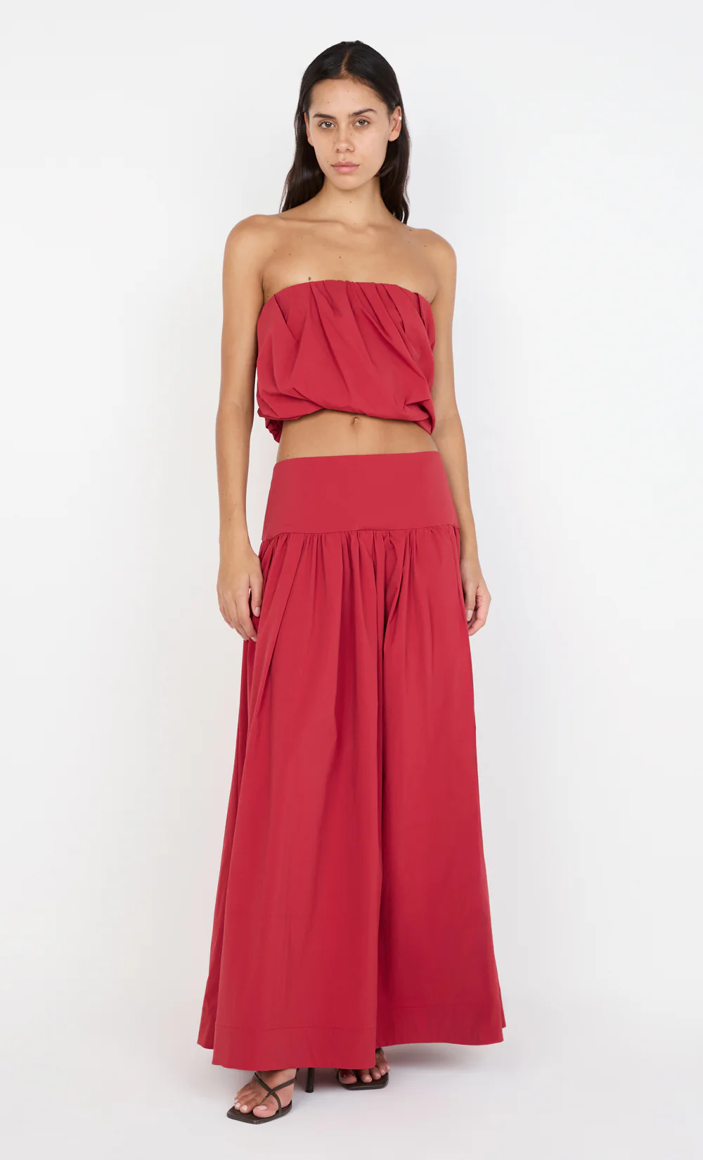 DANTE MAXI SKIRT - CHERRY - Image 7