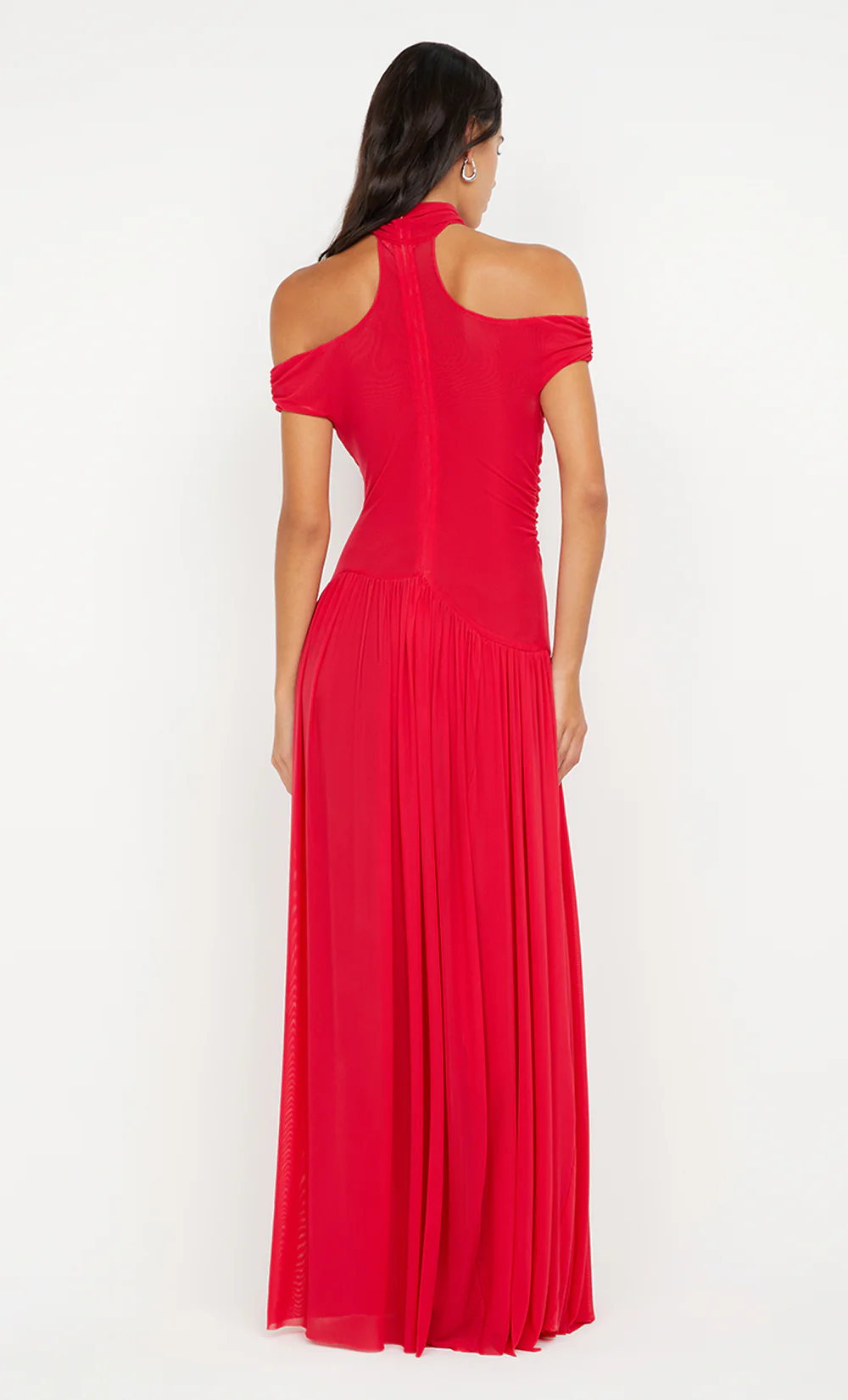 DEIJA OFFSHOULDER MAXI DRESS - STRAWBERRY - Image 3