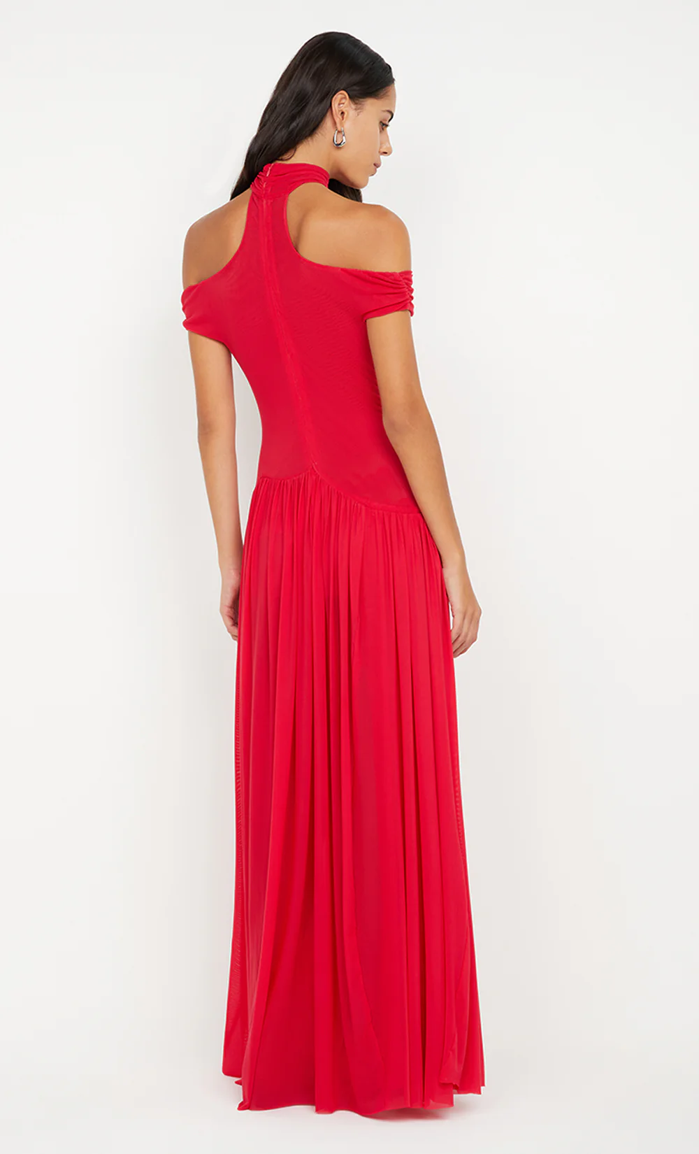 DEIJA OFFSHOULDER MAXI DRESS - STRAWBERRY - Image 8
