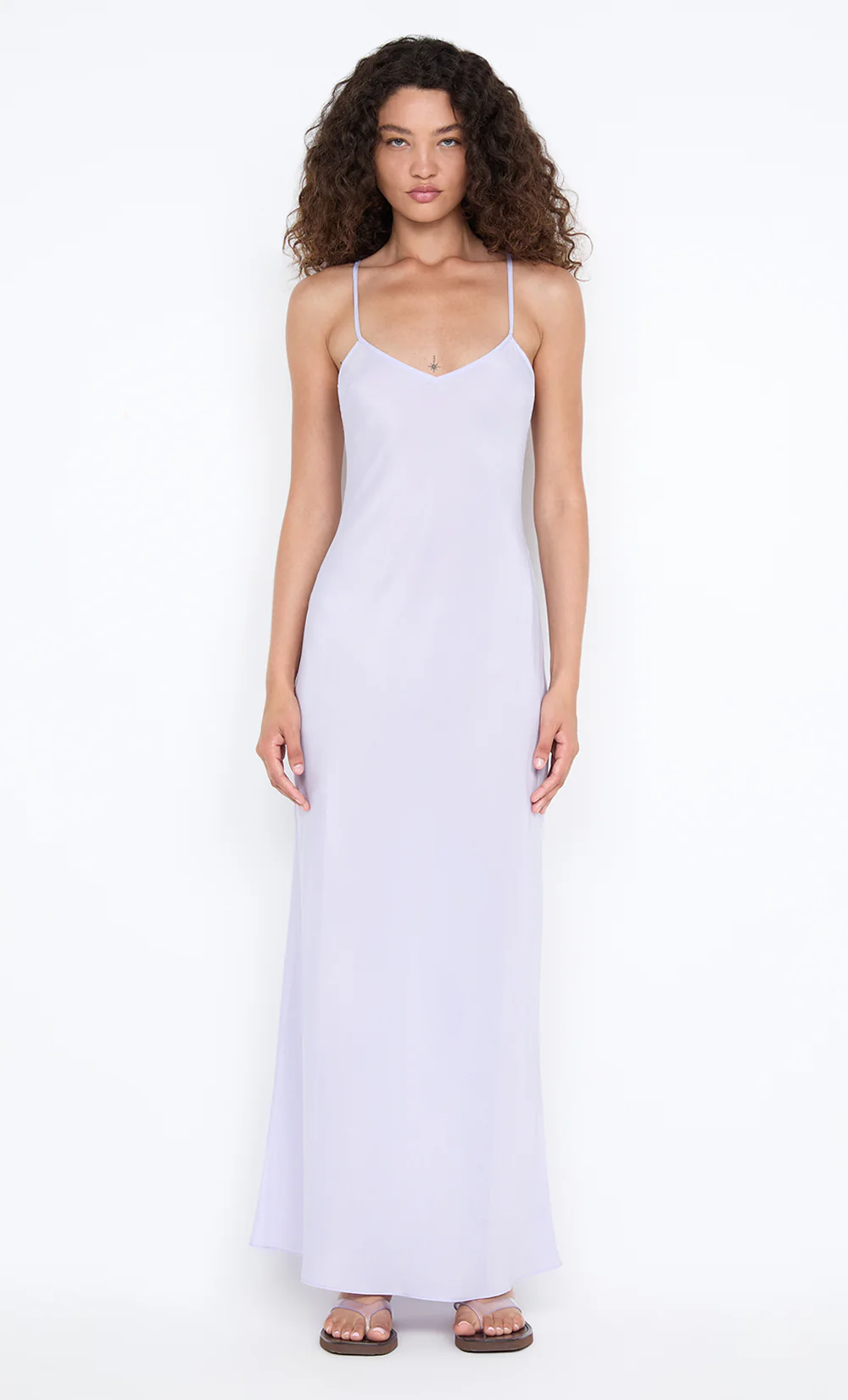 DELILAH LONG SLEEVE MAXI DRESS - WISTERIA - Image 7