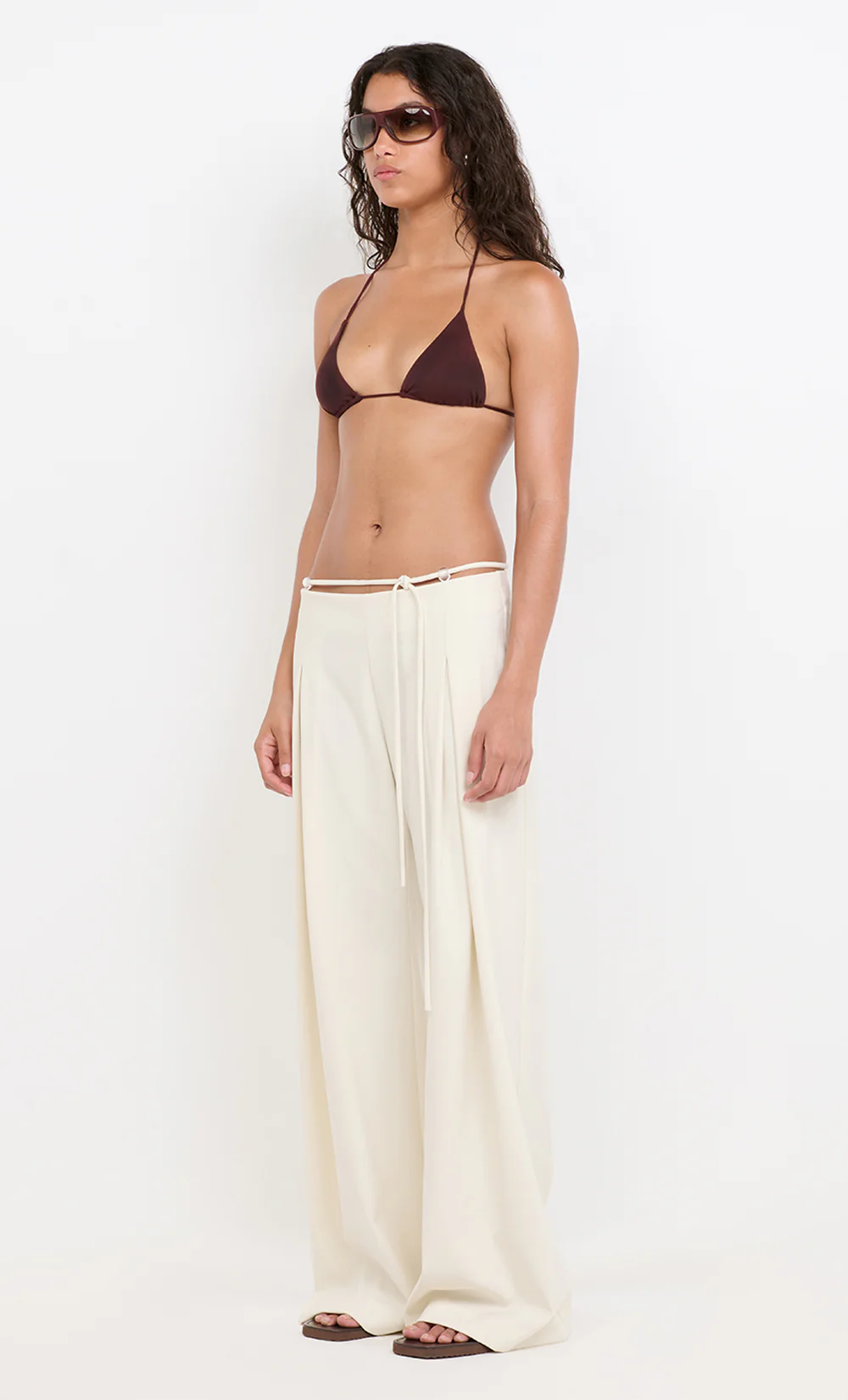 DEVYN BEADED PANT - CREAM - Image 3