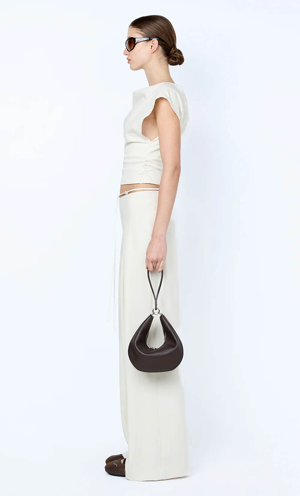 DEVYN COWL TOP - CREAM - Image 3