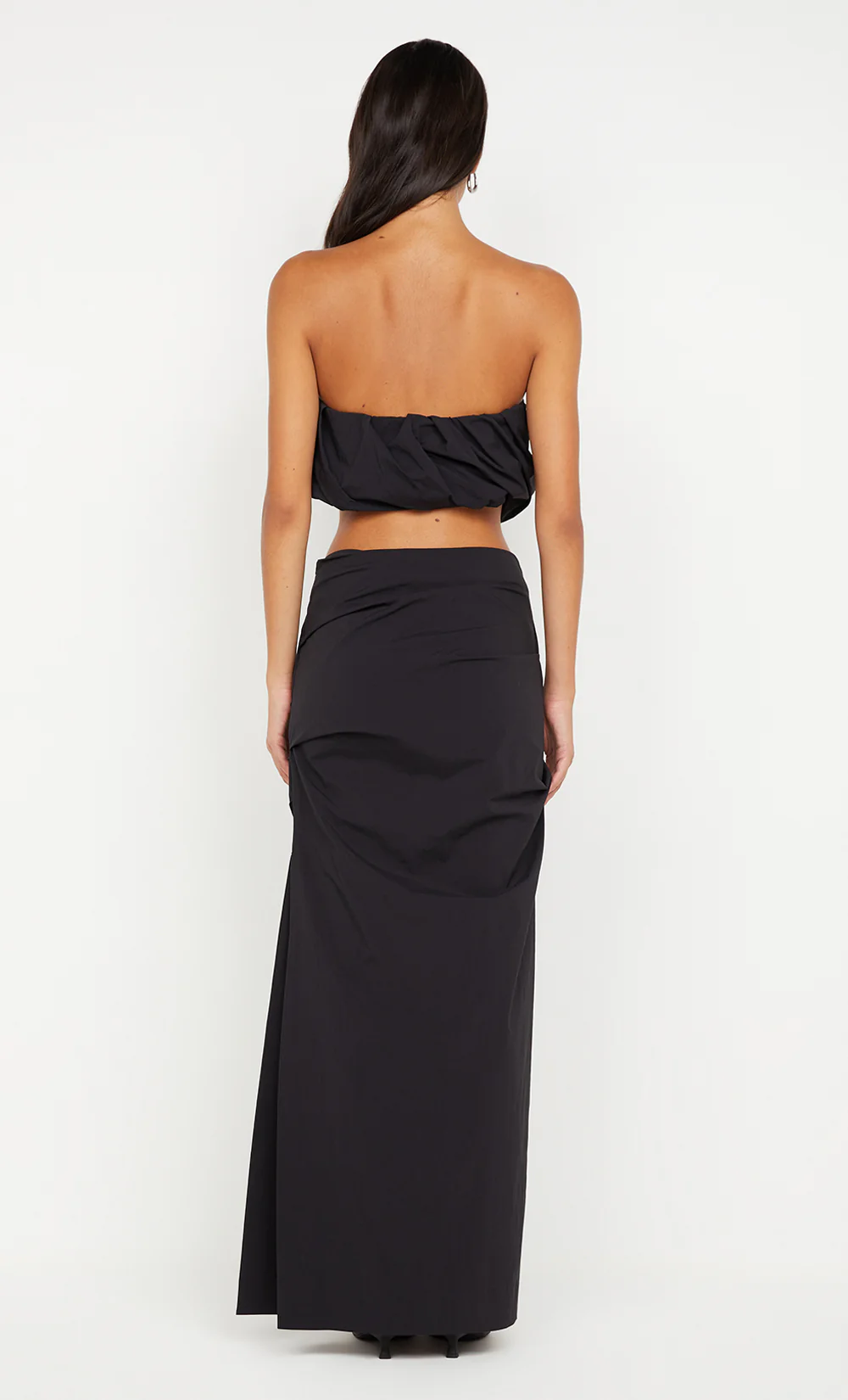 DOMENIC MAXI SKIRT - BLACK - Image 5