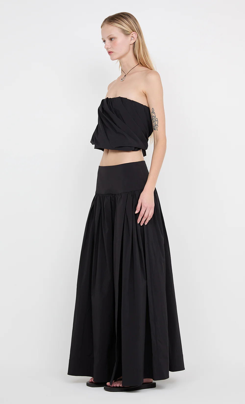 DANTE BUBBLE TOP - BLACK - Image 4
