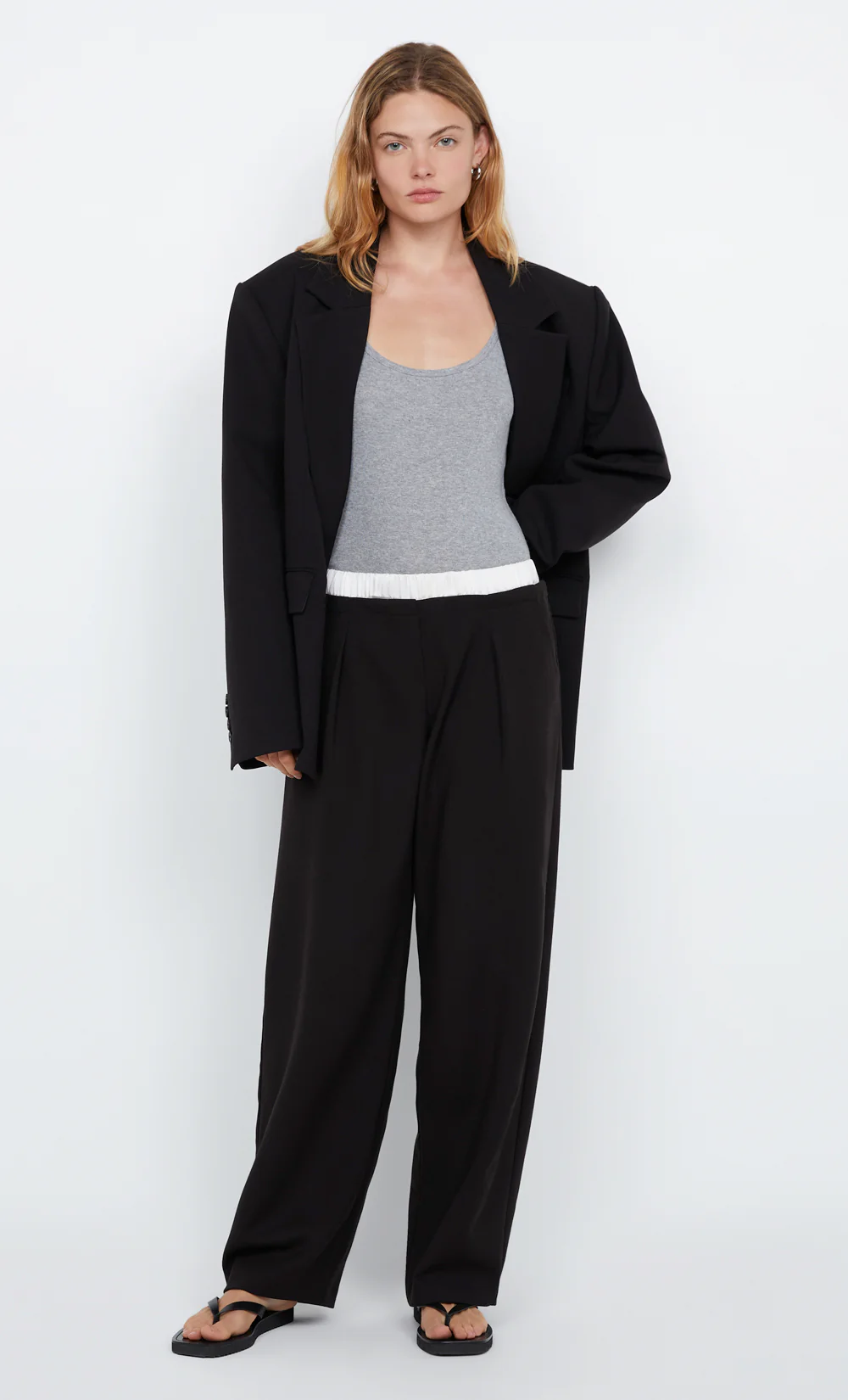 DOMINIK BOXER PANT - BLACK/WHITE - Image 6