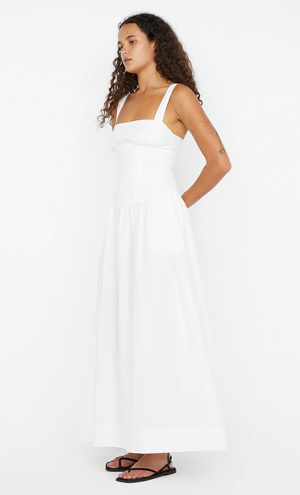 DUNE MAXI DRESS - WHITE - Image 4