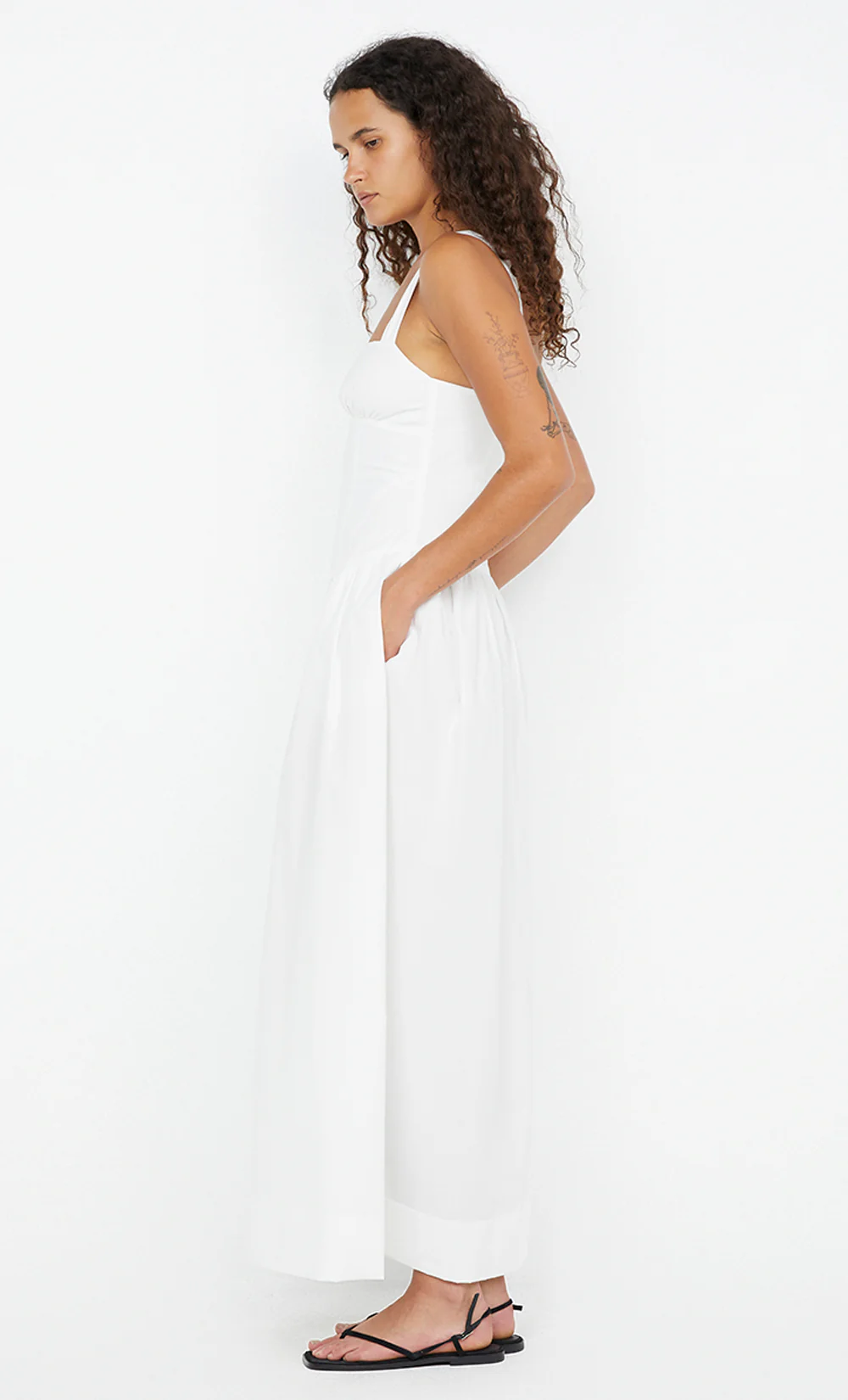 DUNE MAXI DRESS - WHITE - Image 5