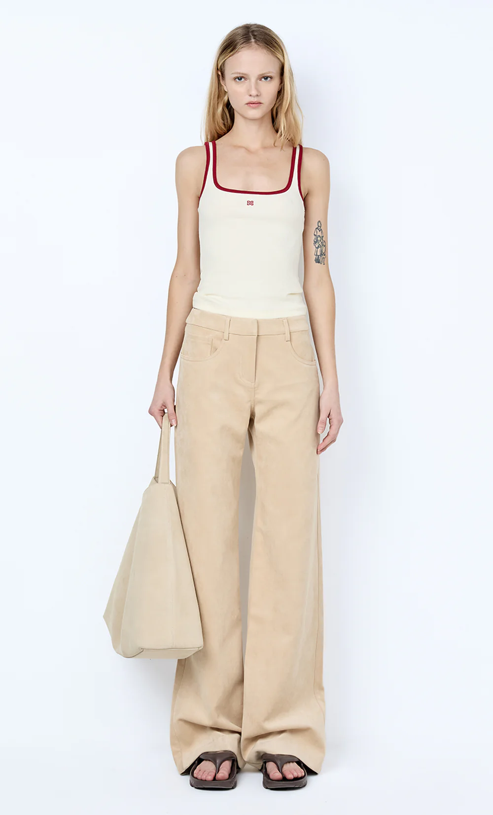 ELSIE TOTE BAG - NOUGAT - Image 4