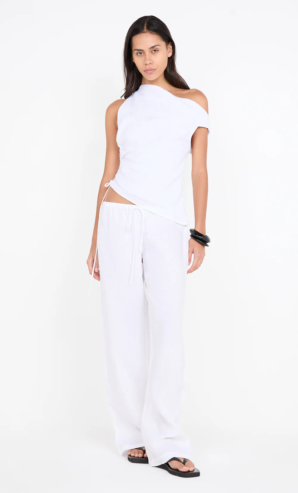 ELYCE ASYM TOP - WHITE - Image 5