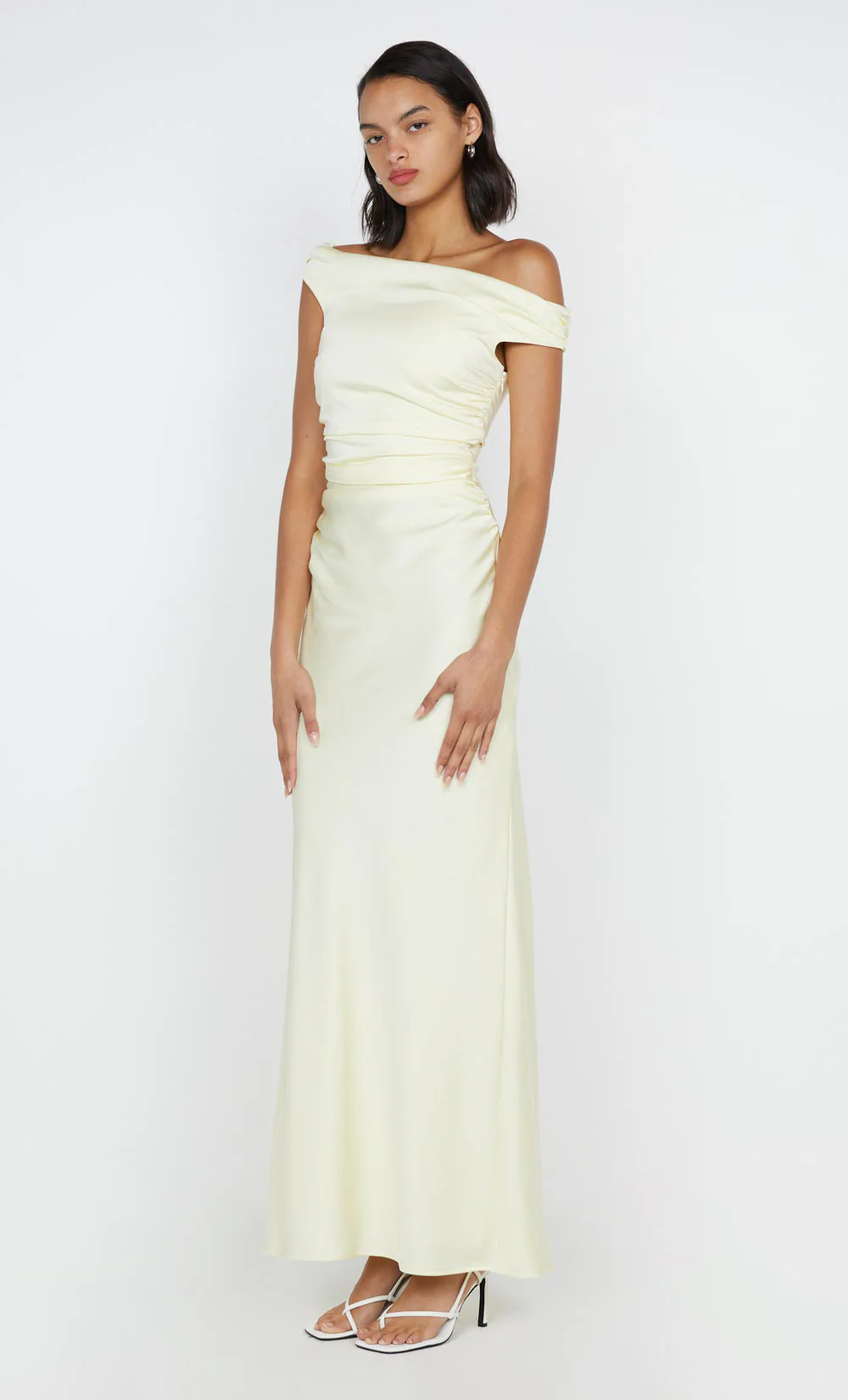 ETERNITY OFF SHOULDER MAXI - ICE YELLOW - Image 3