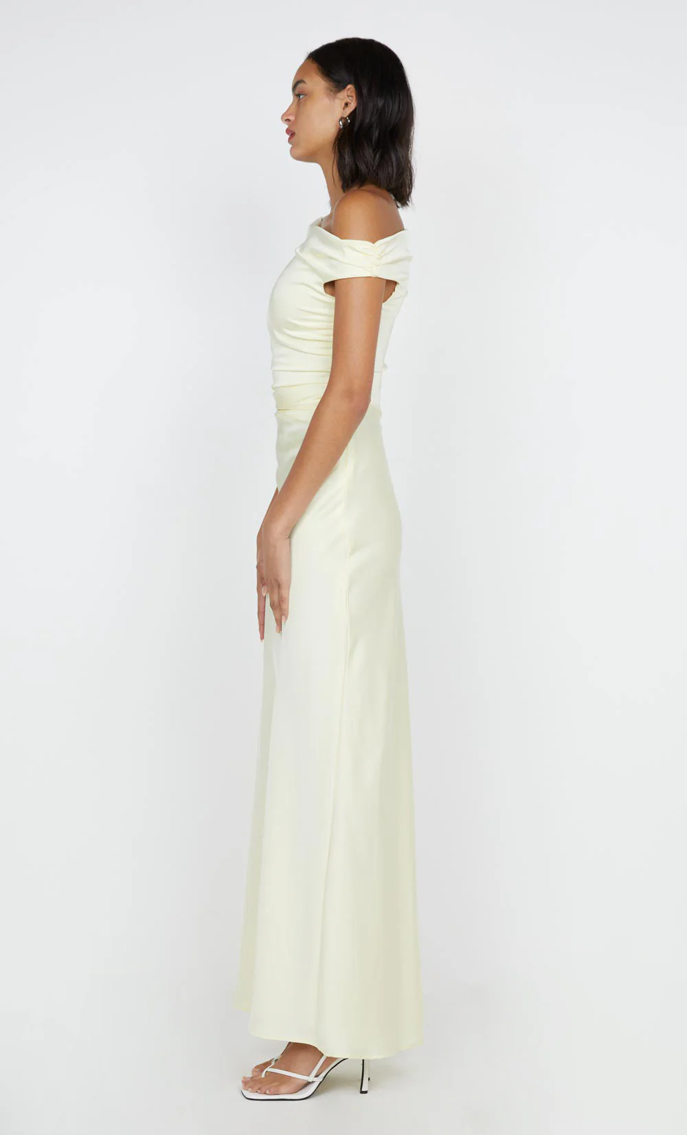 ETERNITY OFF SHOULDER MAXI - ICE YELLOW - Image 4